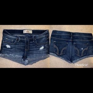 Hollister jean shorts